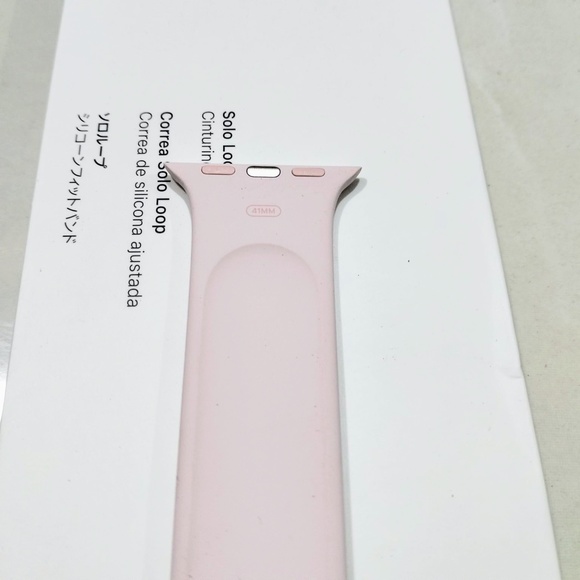 🟡Apple Watch 41mm Chalk Pink  Solo Loop - Size 1 - Picture 6 of 11